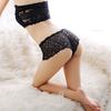 Bragas de encaje para mujer, calzoncillos tipo bóxer sin dejar rastro, bragas sexis con lazo calado