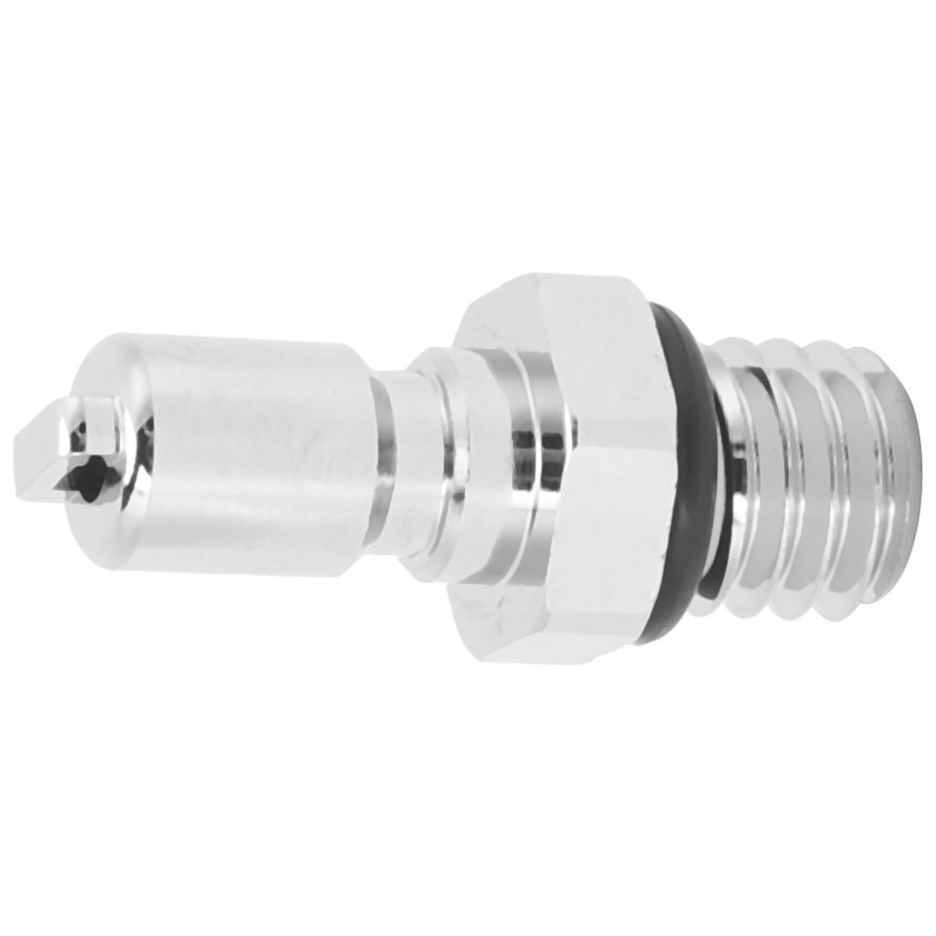 For BCD Power Inflator Adapter Chrome Plated Brass Diving Exhaust Valve Nipple Replacement