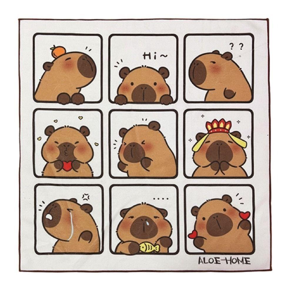 

Capybara Camera Protective Cover Reusable DSLR Storage Bag Fashion Camera Wrap Cloth Kapybara (50x50cm)