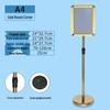 Stainless Steel Standing A4 Display Sign