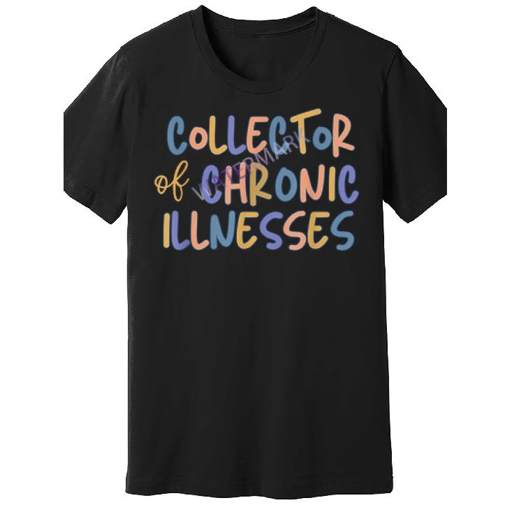 Men S Chronic Illness Awareness T-Shirt - POTS Fibro And EDS Suitable for - Comfort, Breathable Casual Round Neck Tee, Machine Washable Chronic Humor S чёрный