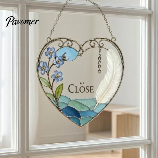 Elegant Courtyard Ornament Sea Glass Style Acrylic Suncatcher, Colorful Light Catching Hanging Ornament, Decorative Catcher for Garden Sun Home
