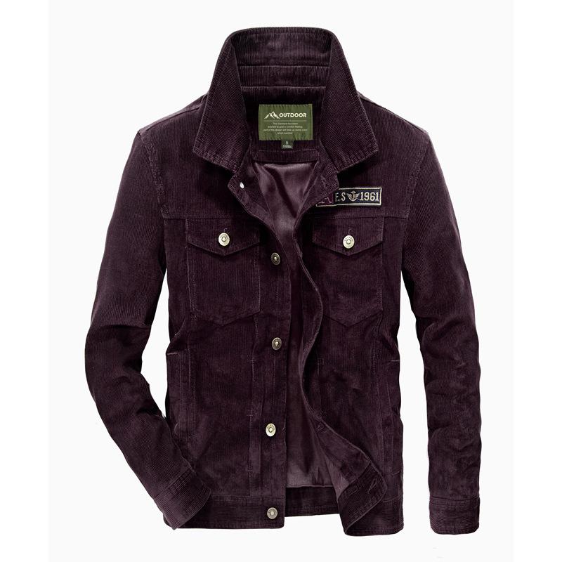 

Новая осенняя мужская куртка среднего возраста, повседневная, с лацканами, с несколькими карманами, мужская куртка большого размера, рабочая куртка с несколькими карманами XXXXL