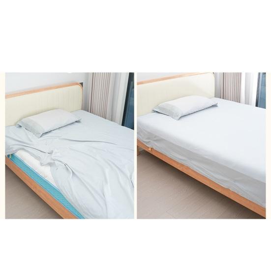 4 Pezzi Porta Lenzuolo con Striscia di Blocco Antiscivolo Fissaggio Angolare per Lenzuolo Mantiene i Lenzuoli Tesi Tutte le Misure Materasso Clip Fissaggio Lenzuolo con Angoli