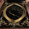 Large Black Gold Carpet Non Slip Washable Rug for Living Room Bedroom Sofa Coffee Table Floor Mat Marble Decor