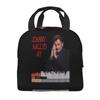 Sac à déjeuner isotherme personnalisé Johnny Hallyday Chanteur de Rock Français pour Pique-nique en Plein Air Réutilisable Glacière Thermique Boîte Bento Femmes Enfants