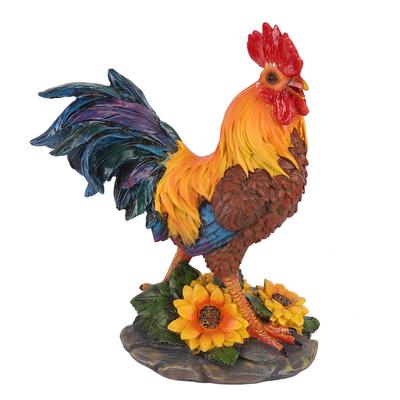 Home Courtyard Garden Decoration Outdoor Decorative Rooster Model Statue Sculpture Art Craft