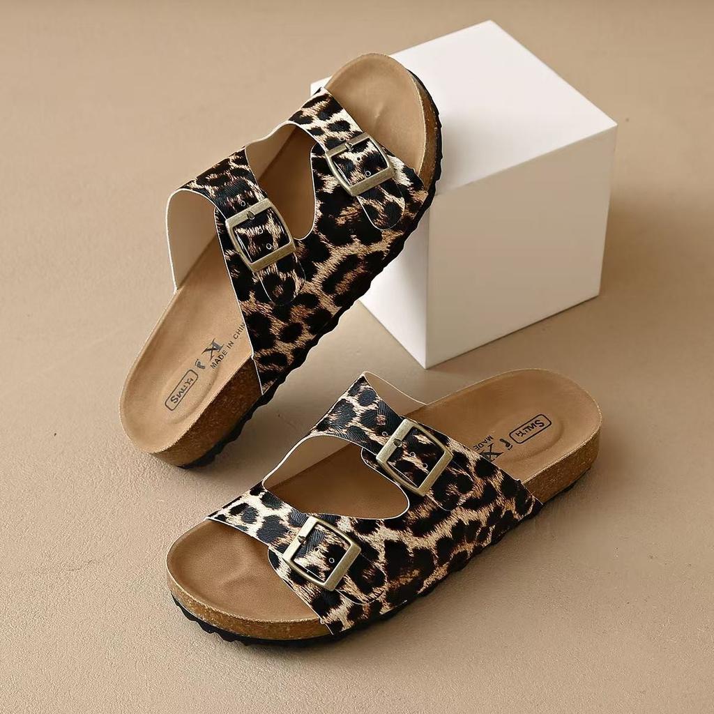 Fashion Women's Fashion Slippers Waterproof Non-Slip Thick Sole Wear-Resistant Soft Sole Comfortable Slip-On Casual Sandals