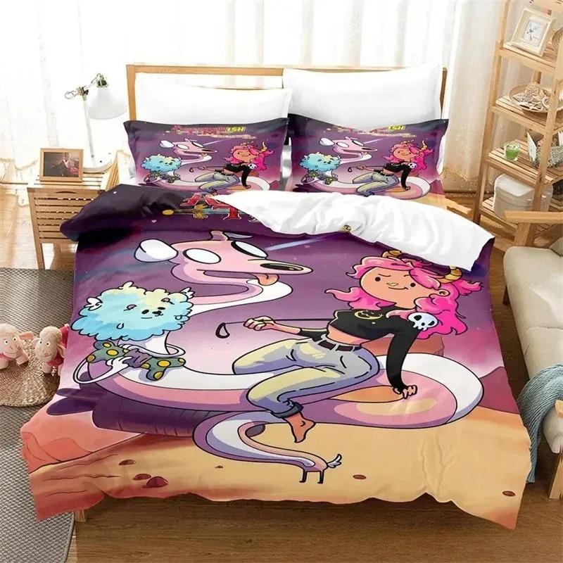 3D Print Adventure Time Finn Jake The Dog Face Bedding Set Boys Girls Twin Queen King Size Duvet Cover Pillowcase Bed boys Adult