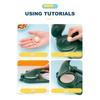 Kitchen Making Tools Type of Dumpling Press Divine Tool 2-in-1 Household Manual Rolling Dough Skin Molds Accessories Supplies