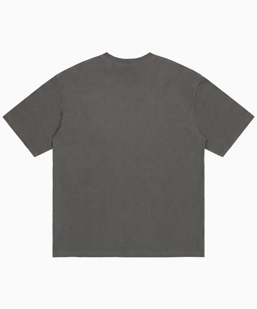 SAINTPAIN Sp Lettering Maria Short Sleeve T-Shirt Charcoal