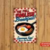 Vintage English Breakfast Tin Sign Retro Sausage Egg Bacon Tomato Kitchen Wall Art Restaurant Home Decor