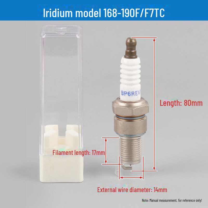 Bujii și duze 168F/190F pentru motoare de drujbă, generator și mașină de tuns iarba