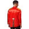 Men's Halloween SGT Sergeant Pepper Costume Jacket Marching Band Rock Man 60s Satin Cardigan Coat