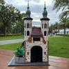 124447 Architectural Assembly of Church Building Blocks Set