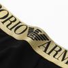 Emporio Armani SHINY LOGO Boxer Shorts, Front Closure, EU Size, Men's, Brand Name Underwear, Size S (EU Size), 98. Black, 54095959