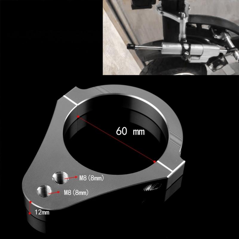 Universelle Lenkungsdämpferhalterung Gabelklemme Lenkungsdämpferstabilisatoren Stoßdämpferklemmenhalterung Motorradzubehör