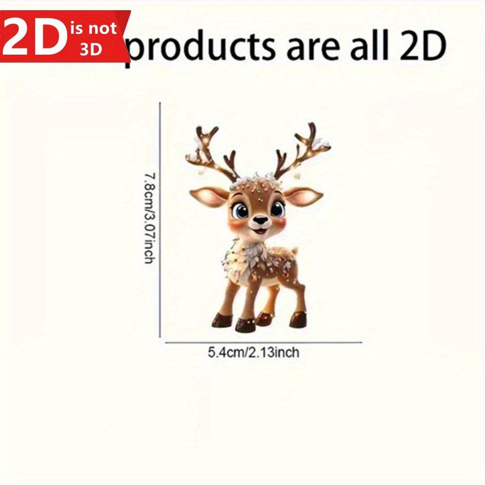 Reindeer with Christmas Lights - Versatile decor for cars & trees. Ideal for Halloween, Christmas, and Valentine's Day.