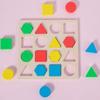 Matching Game Shape Colors Matching Memory Chess Wooden Colors Memory Chess  Kids Toys