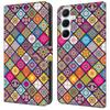 For Samsung Galaxy A05s 4G Case Pattern Printed Protective Cover TPU+PU Leather Flip Phone Case