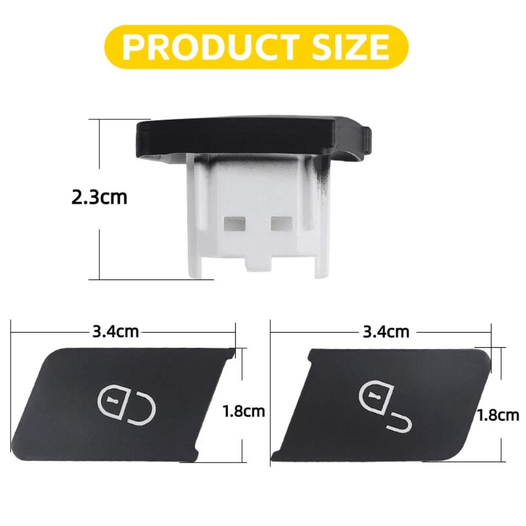 Front Door Lock Buttons Switch for Mercedes Benz C-Class E-Class GLK W204 W207 W212 W166 W176 Replace 2049058402 2049058502