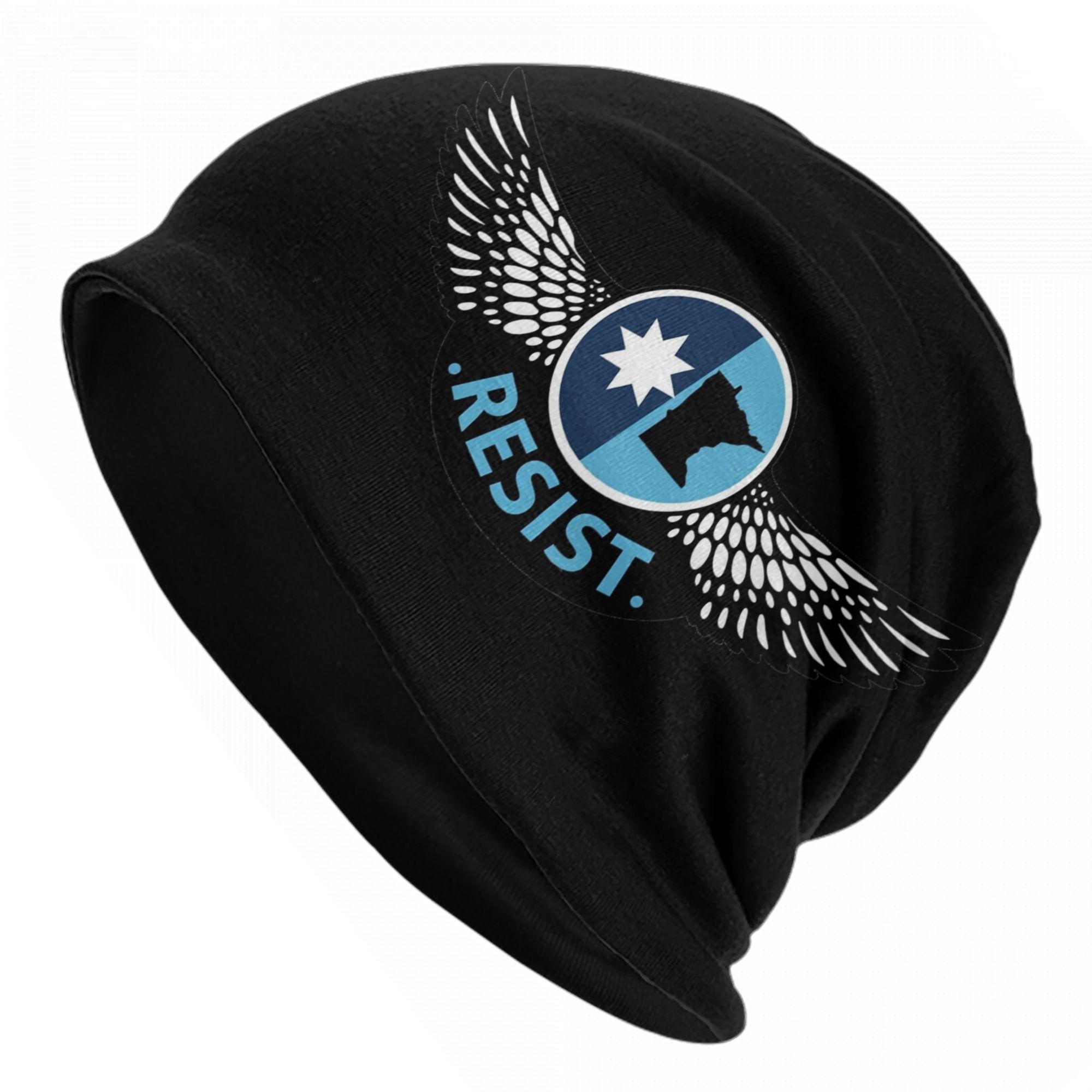 

Resist Rebel Loon Minnesota Bonnet Hat Autumn Winter Outdoor Skullies Beanies Hat Unisexs Womens Warm Dualuse Cap One Size