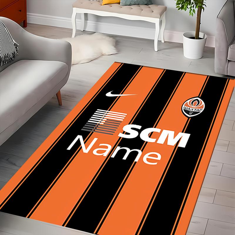 Custom Personalization FC Shakhtar Donetsk Area Rug - Perfect For Kitchen, Bathroom,Laundry Room Decor Large Size Available,Gift All Seasons