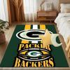 Green Bay Packers Pride Rug Game Carpet, Floor Mat for Bedroom Living Room Entryway Rug, Home Decor Idea Gift for Christmas birthday