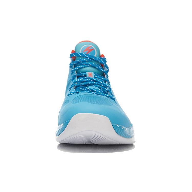Li Ning SONIC 4 Textile, Split Cow Leather Slip Resistant Abrasion Resistant Cushioning Support High Top ABPL011-5