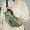 Crossbody bag men's commuter breast bag trendy simple tooling style shoulder bag women's casual lightweight satchel multi-pocket anti-splashing water