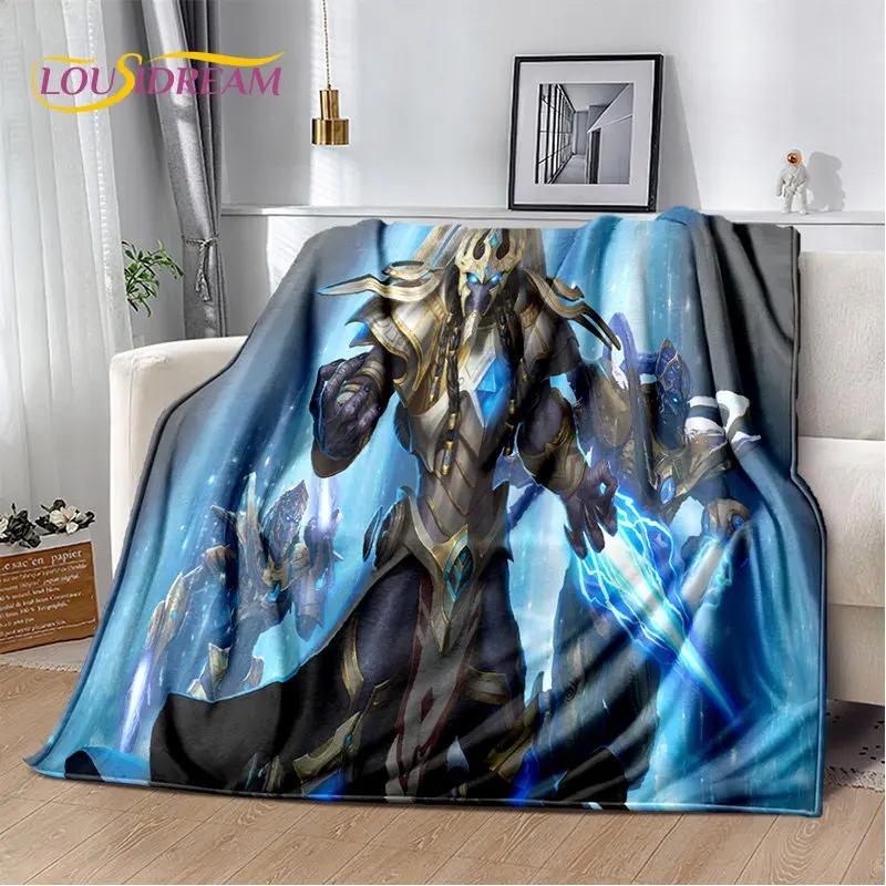 3D HD StarCraft Hra Hráč Měkká Plyšová Přikrývka, Flanelová Přikrývka Hodit Přikrývku pro Obývací Pokoj Ložnici Postel Pohovka Piknikový Kryt Děti