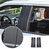 Carbon Fiber Window Center Pillar Sticker Trim For Ford F150 2009-14 Accessories