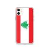 Coque Téléphone – Drapeau Du Liban – Compatible iPhone 11 – Étui Souple – Résistant Et Antichoc - Silicone - Pixelforma