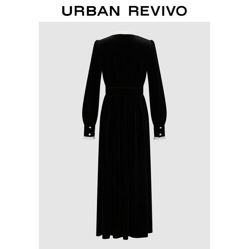 

UR Women s French Puff Sleeve Long Sleeve Dress XL