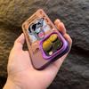 Graffiti Great Art Aesthetic David Mona Lisa Electroplate Silver IMD Case For iPhone 15 14 13 12 11 16 Pro Max XS 7 8 Plus Cover