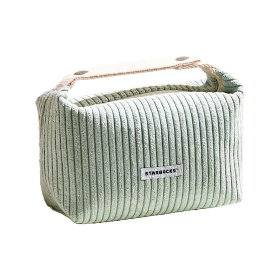 Starbucks Lucky Starbucks Day Corduroy Pouch Green ONE SIZE
