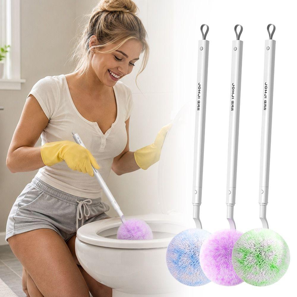 360 Degree Cleaning Toilet Brush Extended Handle Toilet Cleaning Brush  Bathroom Cleaning