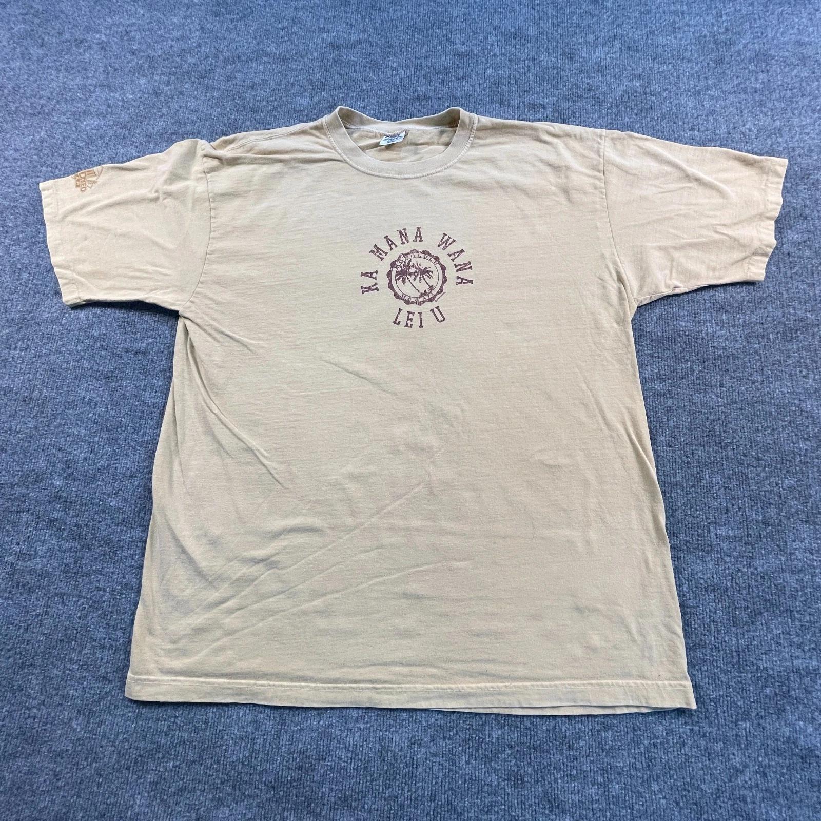 

Винтажная забавная гавайская рубашка Common-I-Wanna-Lay-You XL 23x29 Crazy-Shirts XL