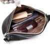 Leather Women's Bag Fanny Pack New Trendy Fashion Shoulder Messenger Bag First Layer Cowhide Breast Bag Small Bag