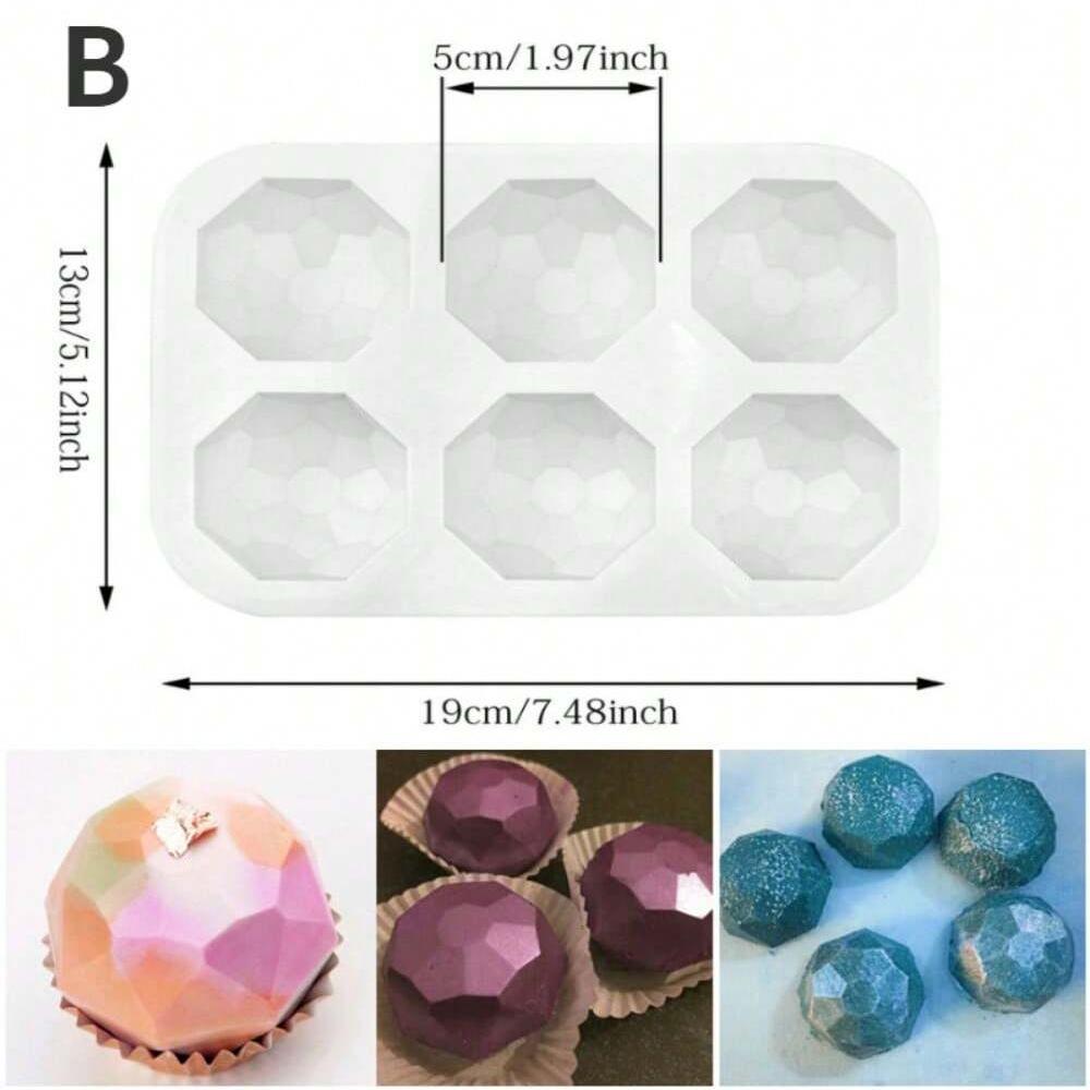 

6 Cavity Flower Silicone Cake Mold Chocolate Pastry Baking Mold Dessert Cake Decoration Tools Donut Muffin Kitchen Accessories