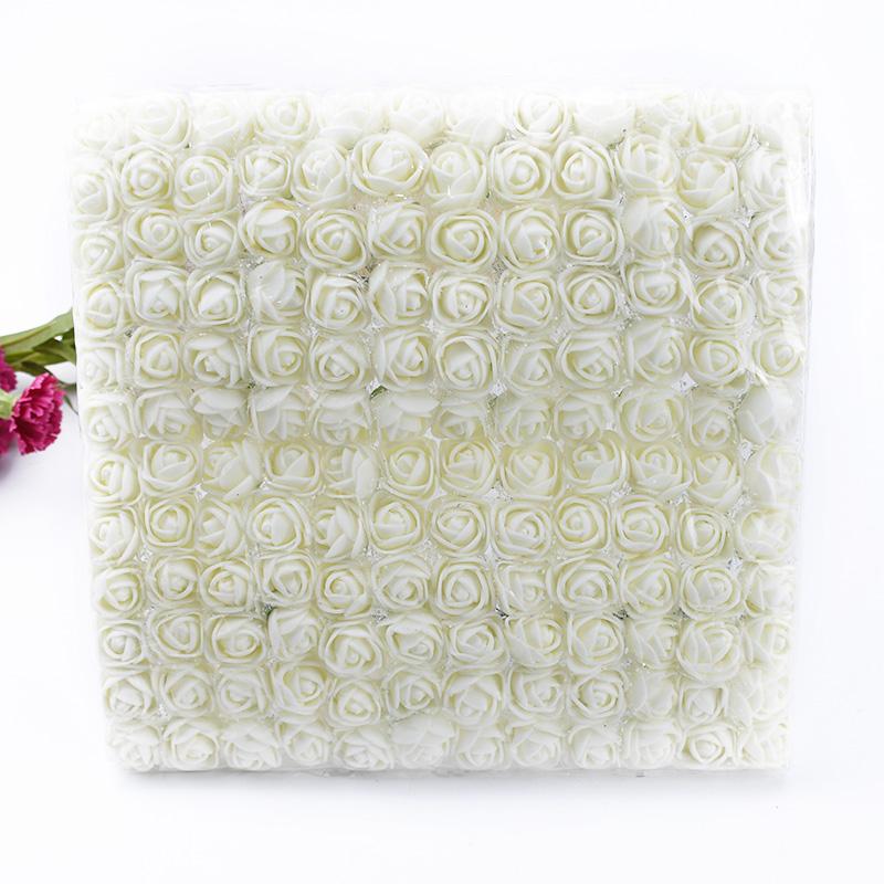 1/3PCS Artificial Foam Roses Flowers lace Home Wedding Room Decor Festival Bride Bouquets Wreath Gift Box garden arch party DIY