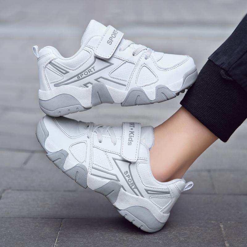 Boys Shoes Leather Surface Breathable Children's Casual Running Shoes Boys Sneakers Girls Sneakers