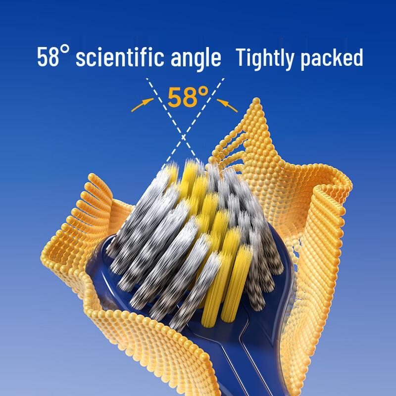 RAOYI U-Shaped Three-Sided Soft Bristle Toothbrush