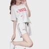 2024 Summer Women's Fashion Loose Short-Sleeve Sports Suit - Large Size Two-Piece