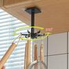 360 Degrees Rotated Kitchen Hooks Self Adhesive Wall Door Hook Handbag Clothes Ties Bag Home Hanging Rack