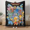1Pc Springfield Spectacle Adventure Blanket Soft And Comfortable Casual Warm Camping Travel Christmas Halloween Gift M292188