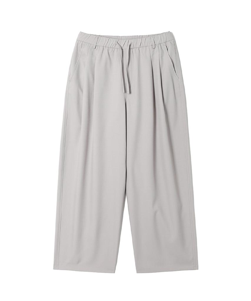 ADHOC Men'S T/R Double-Pleat Wide Pants (2 Colors) (Hc6Lpa1)