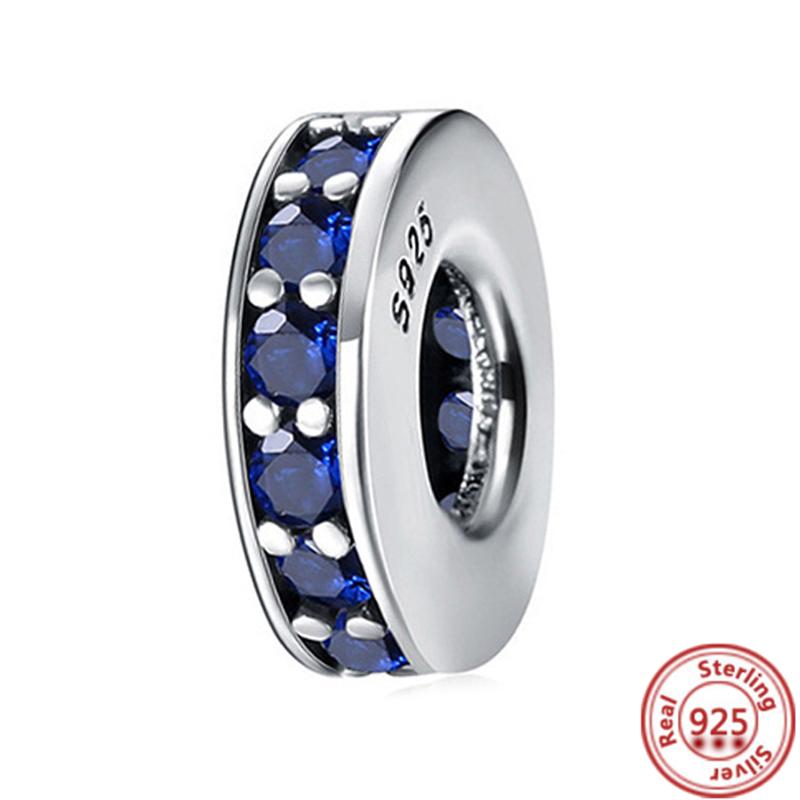 Fit Original Pantaro Charms Bracelet DIY Zircon 925 copper Blue Angel Wings Feathers Crown Star Moon Sun Clip Heart Shiny Beads