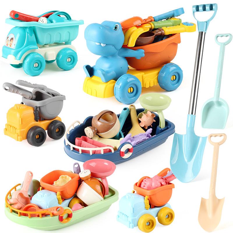 Kids' Beach Sand Toy Set: Bucket, Shovel, Hourglass & More for Outdoor Fun