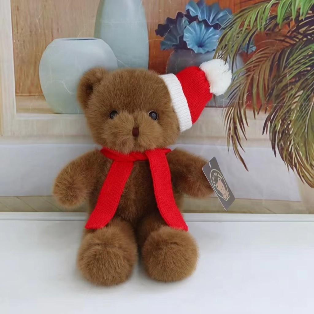 Bear Cute Teddy Stuffed Toy Christmas New Year Children Birthday Gift Holiday